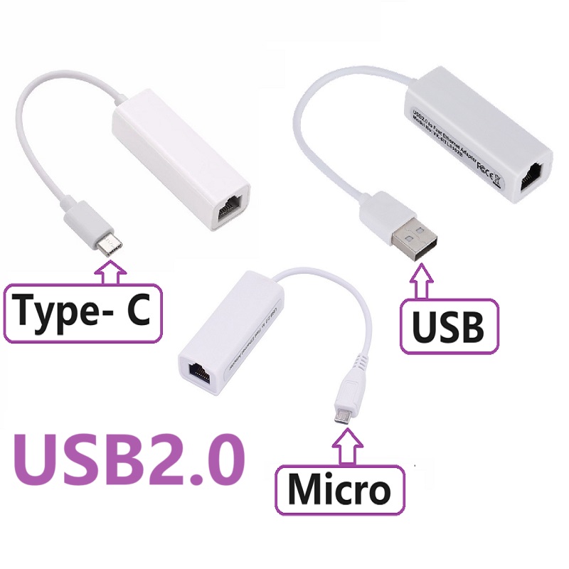 Power Over Ethernet - USB Type C Ethernet Adapter Network