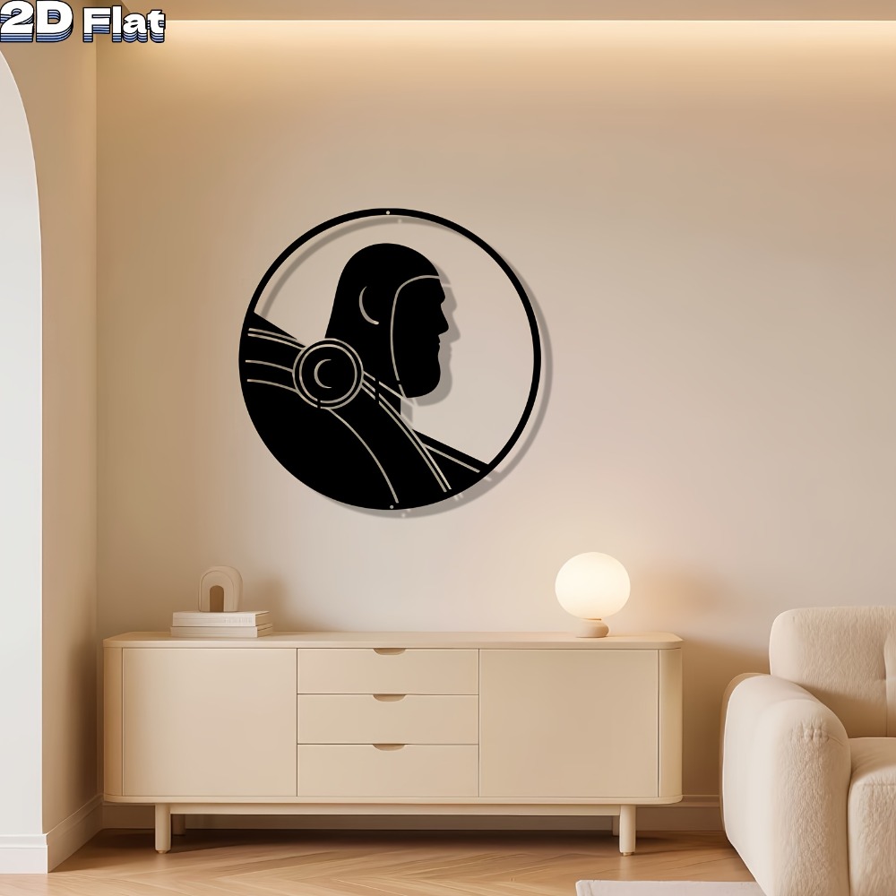 Modern Robot Aluminum Wall Art - Tech Office Wall recension och pris