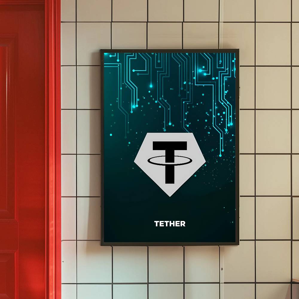 Tech Circuit Crypto Symbol Pos - Tech Office Wall recension och pris