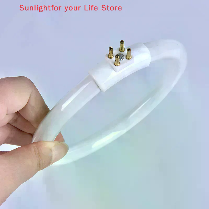 1pcs White Small Desk Round La - Ring Light Desk Small recension och pris