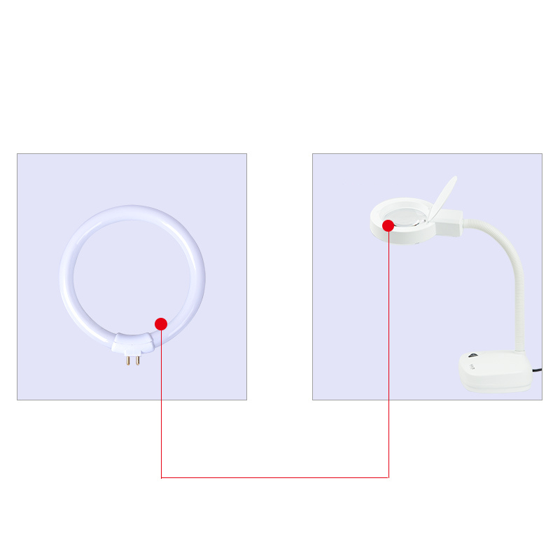 T4 Annular Tubes Anti-four-pin - Ring Light Desk Small recension och pris