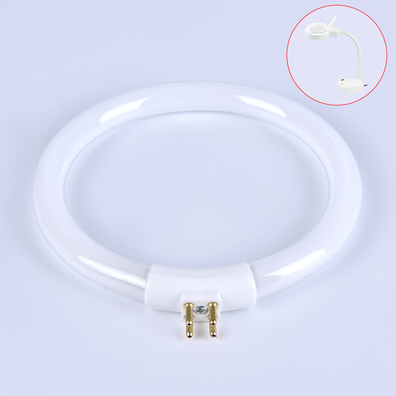 1pcs White Small Desk Round La - Ring Light Desk Small recension och pris