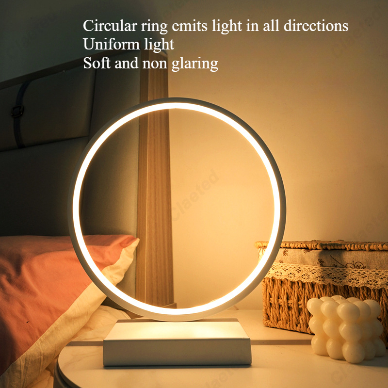 Creative and Minimalist LED St - Ring Light Desk Small recension och pris