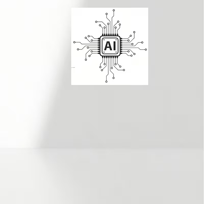 AI Technology Circuit Board Vi - Tech Office Wall recension och pris