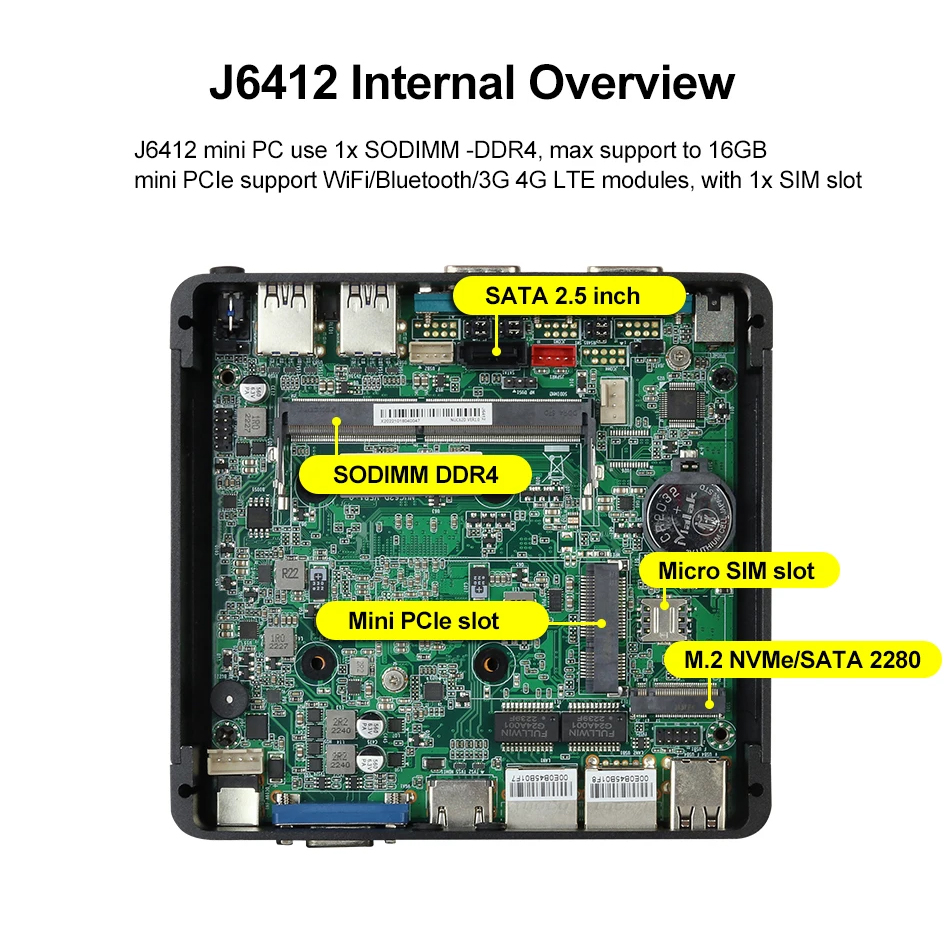 XCY Mini PC Intel Celeron J641 - Intel Cpu Core I5 recension och pris