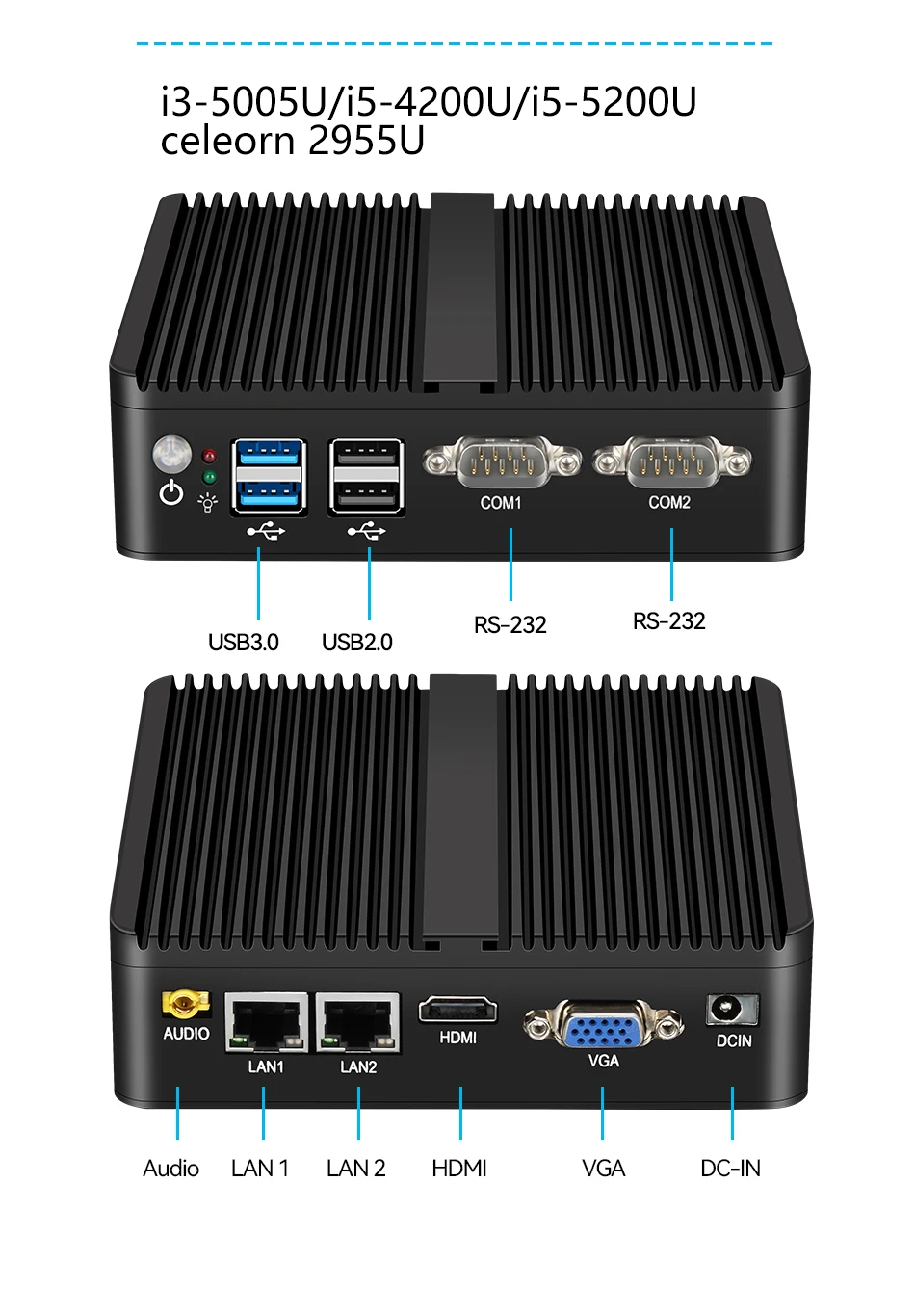 XCY Mini PC Intel Celeron J641 - Intel Cpu Core I5 recension och pris