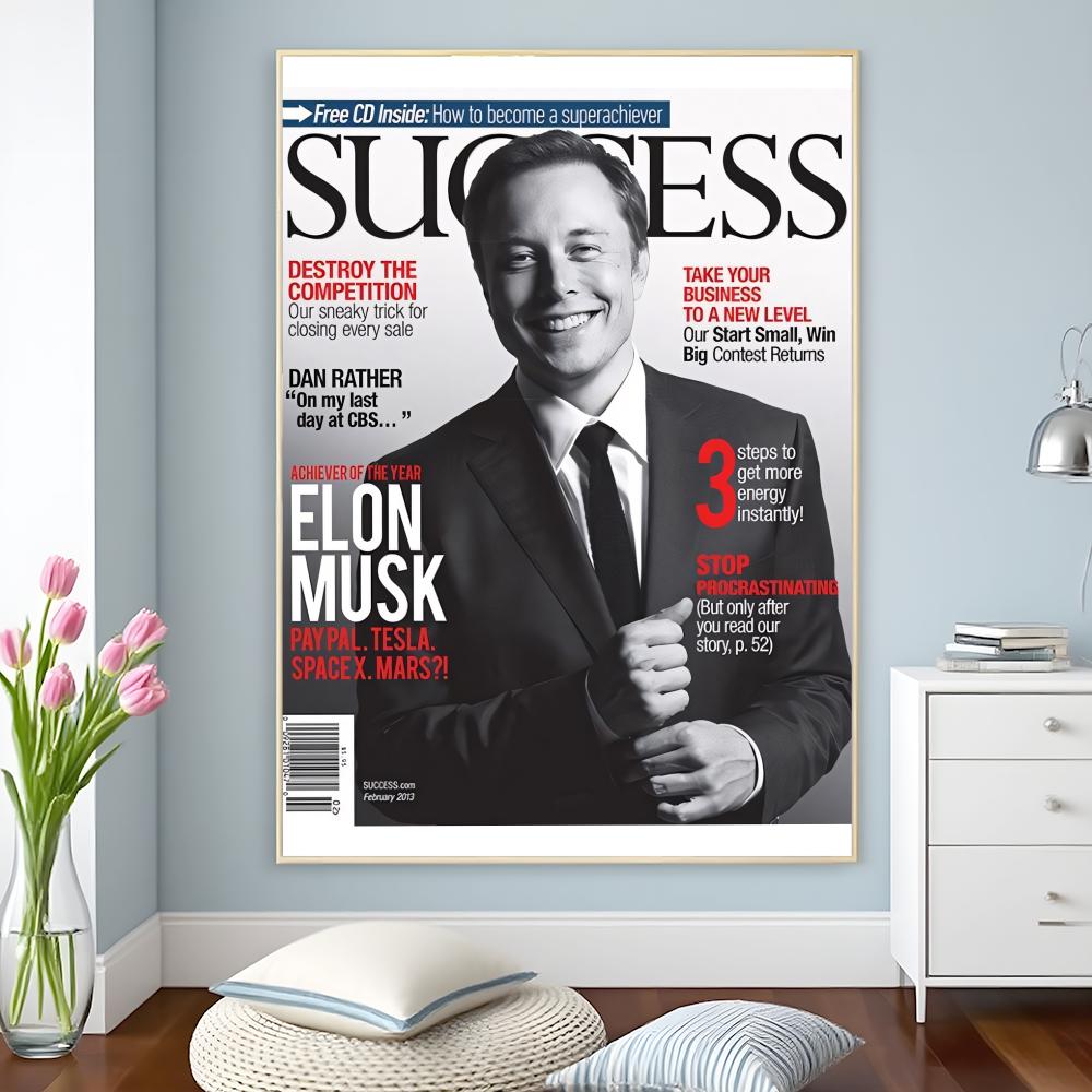 Elon Musk Dogefather Tech Visi - Tech Office Wall recension och pris